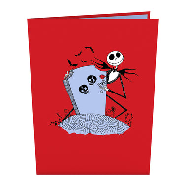 Disney Tim Burton's The Nightmare Before Christmas Card with Mini Bouquet