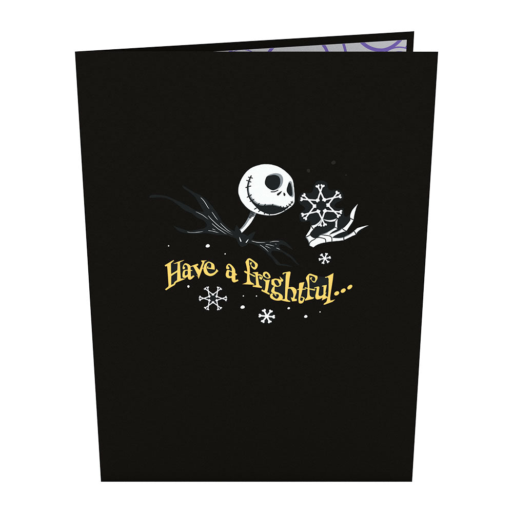 Disney Tim Burton's The Nightmare Before Christmas Frightful Christmas Pop-Up Card