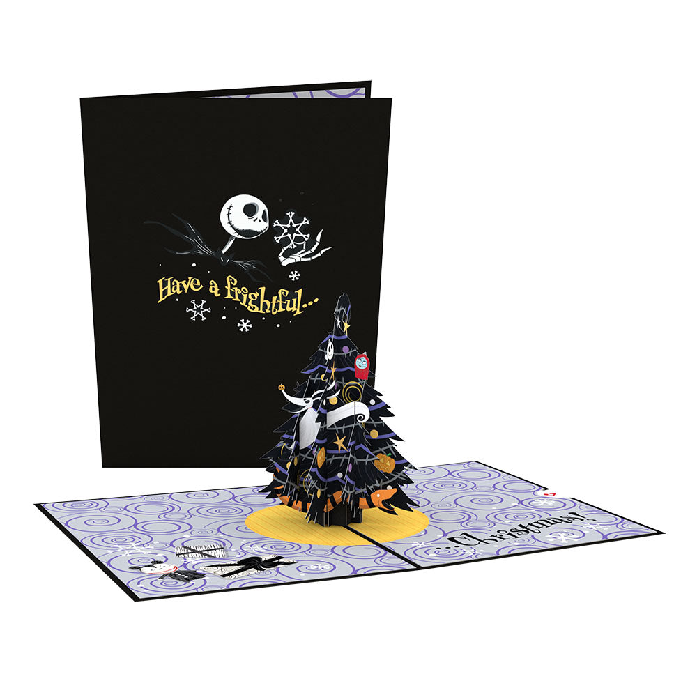 Disney Tim Burton's The Nightmare Before Christmas Frightful Christmas Pop-Up Card