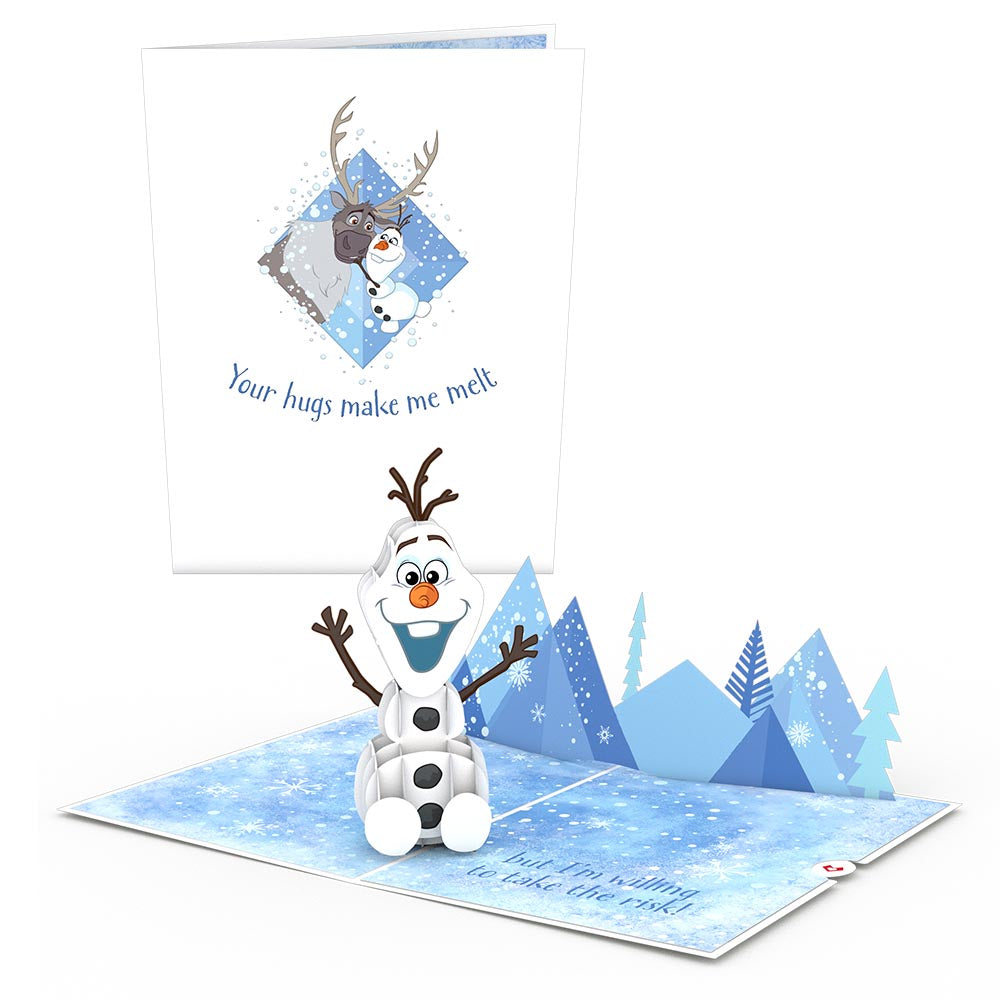 oplichter leerplan film Disney Frozen Olaf's Warm Hugs Pop-Up Card – Lovepop