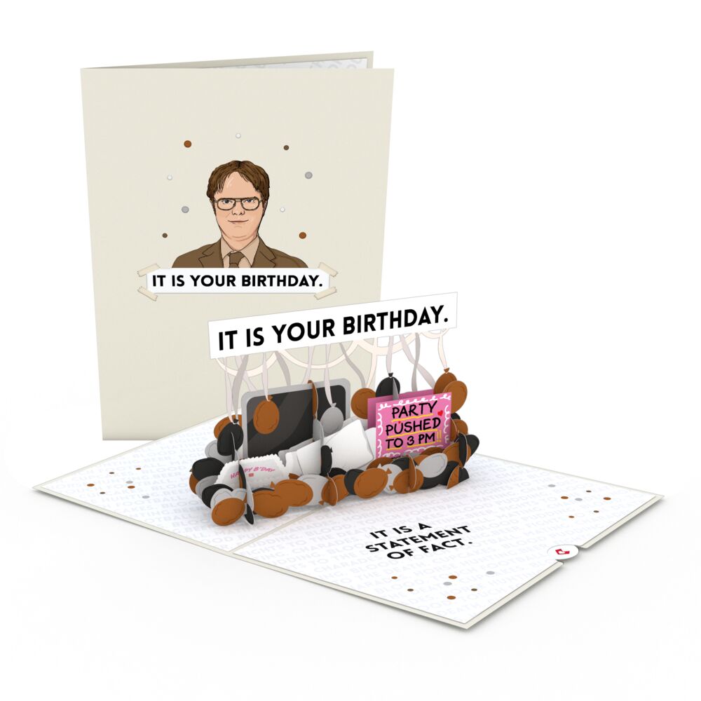 The Office It Is Your Birthday Pop-Up Card – Lovepop