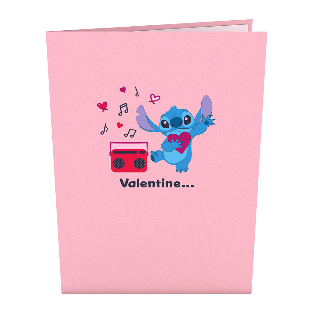 Disney s Stitch Rockin Valentine Pop Up Card Lovepop