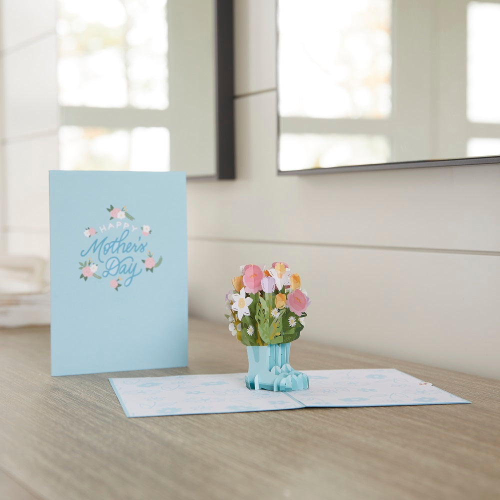 Mother’s Day Gardening Boots Pop-Up Card