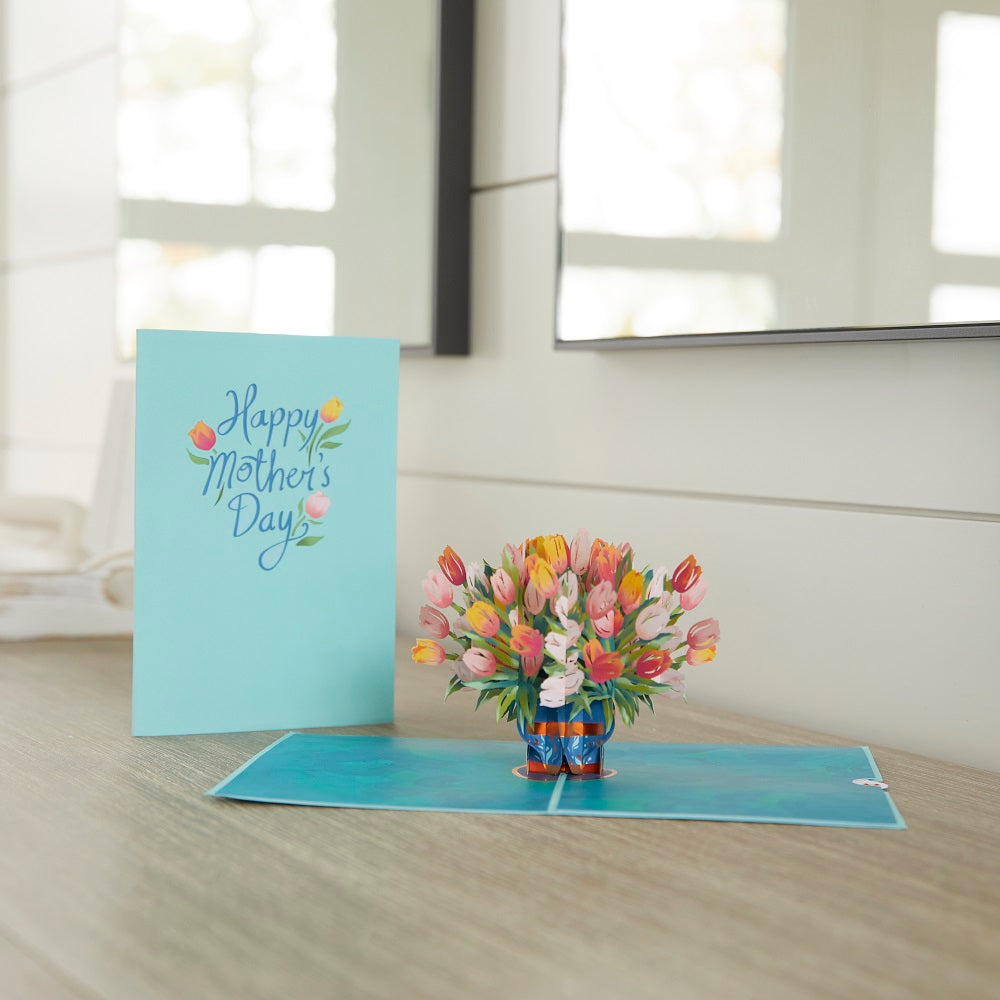 Mother's Day Tulips Pop-Up Card