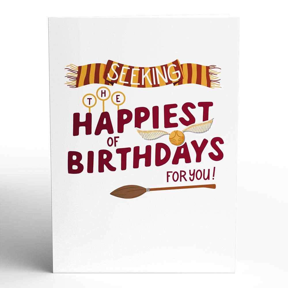 Harry Potter Seeker Birthday Pop-Up Card – Lovepop