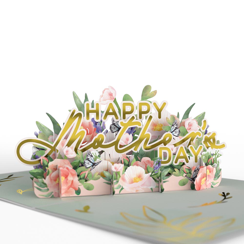 Mother’s Day Peonies Pop-Up Card