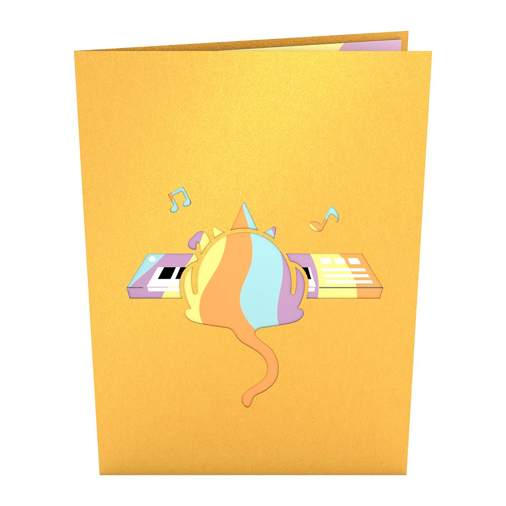 Party Cat Pop up Card