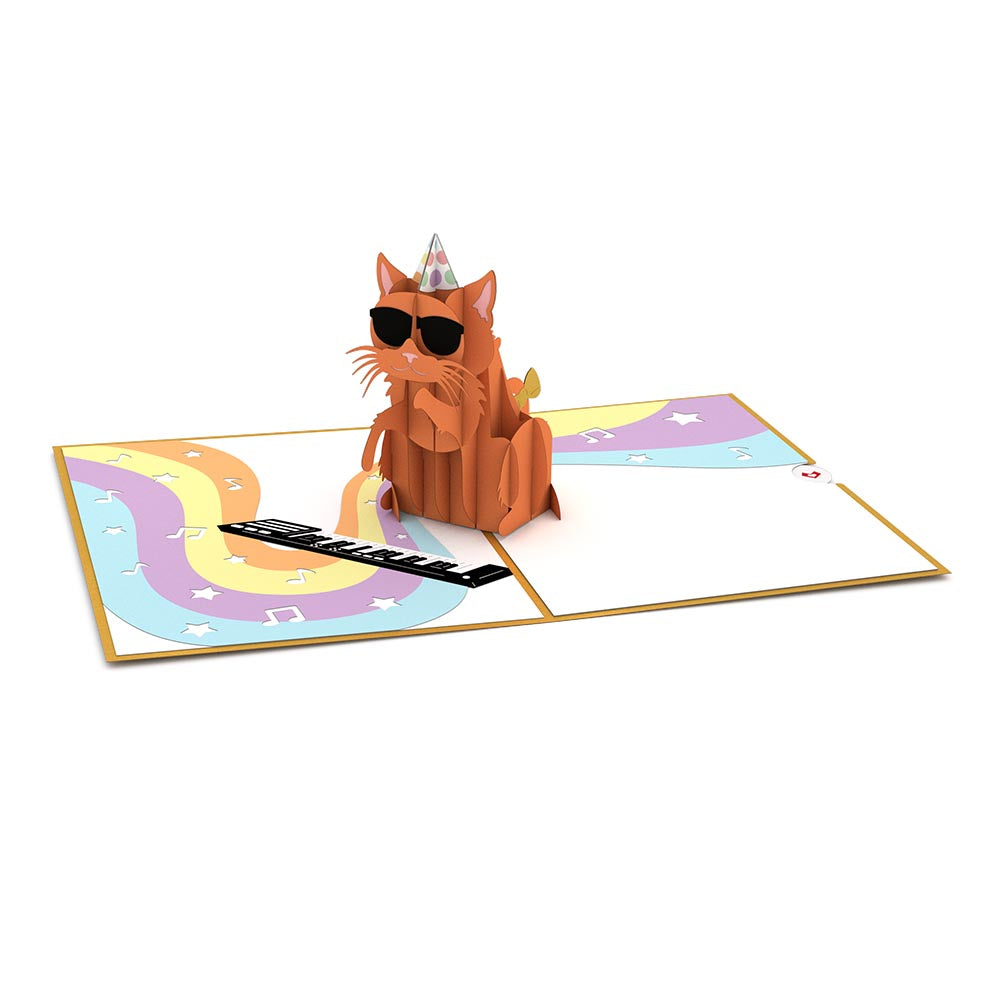 Party Cat Pop up Card