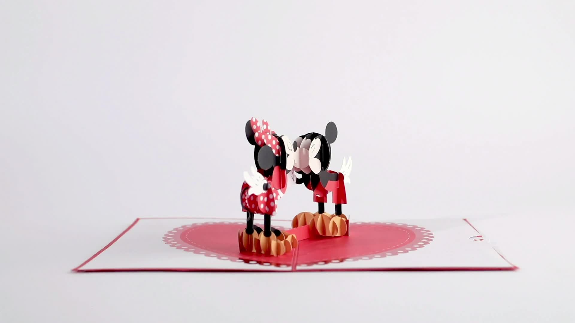 Disney Acrylic Keychain - Love Mickey Mouse - Heart
