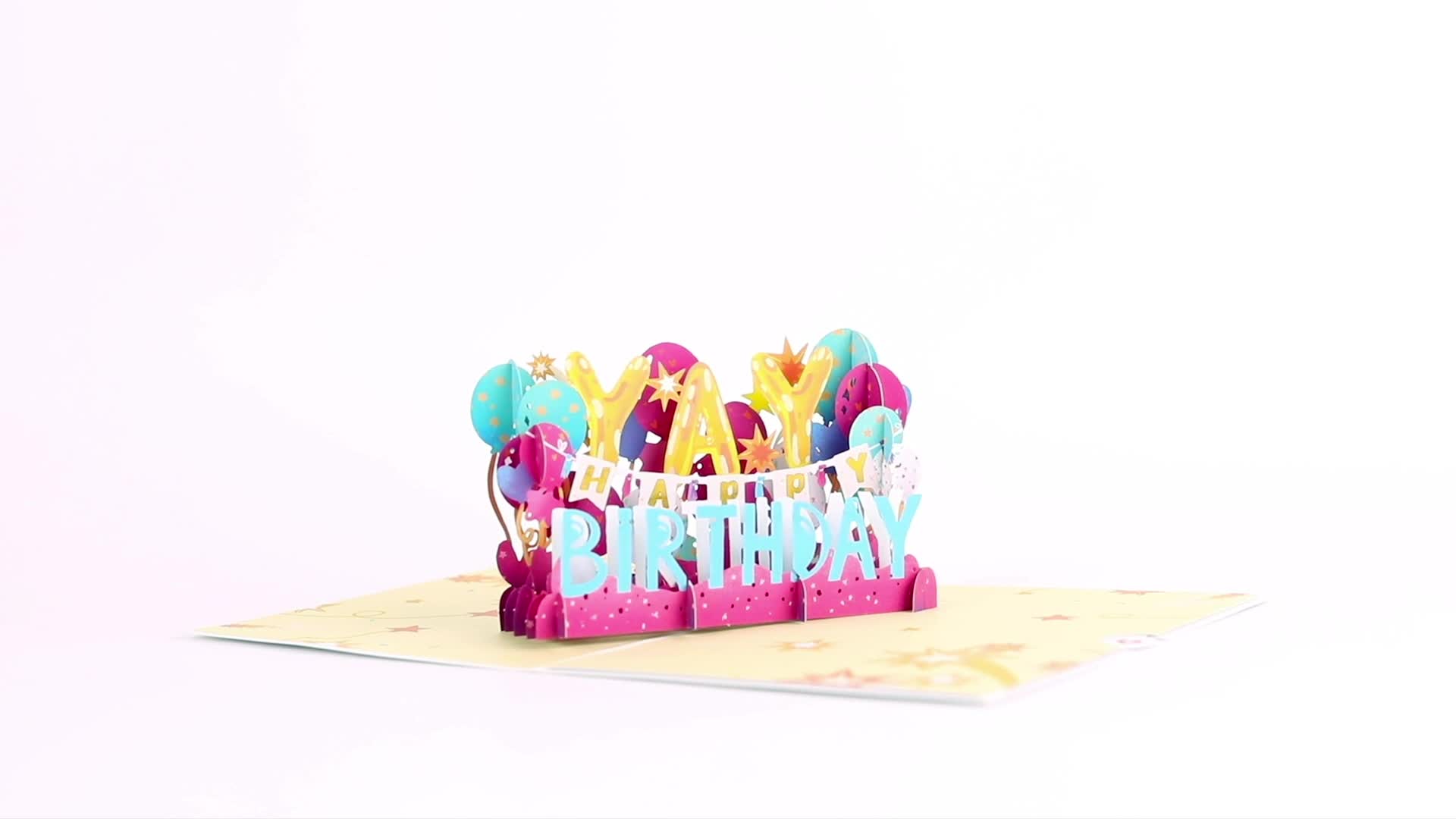 Birthday Celebration Pop-Up Card