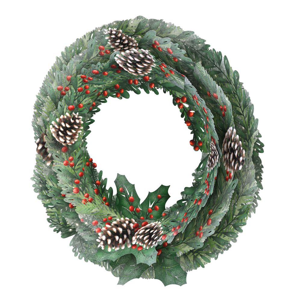 Winter Greens Wreath