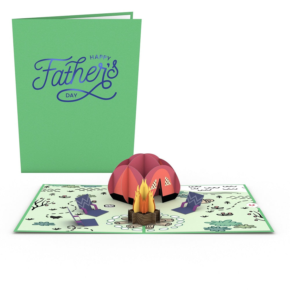 Camping Papa Gift for Him Father's Day Mousepad - TeeHex