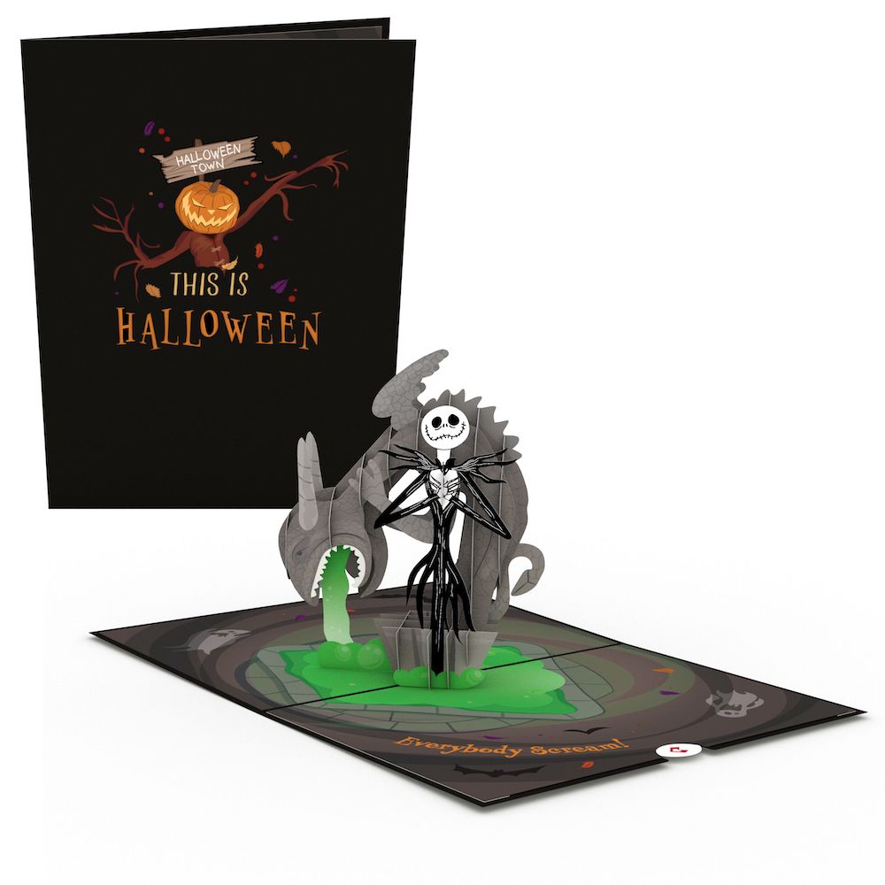 Lovepop Disney Tim Burton's The Nightmare Before Christmas, This Is Halloween Pop-Up Card – Halloween Card – Handcrafted 3D Pop-Up Greeting Card –