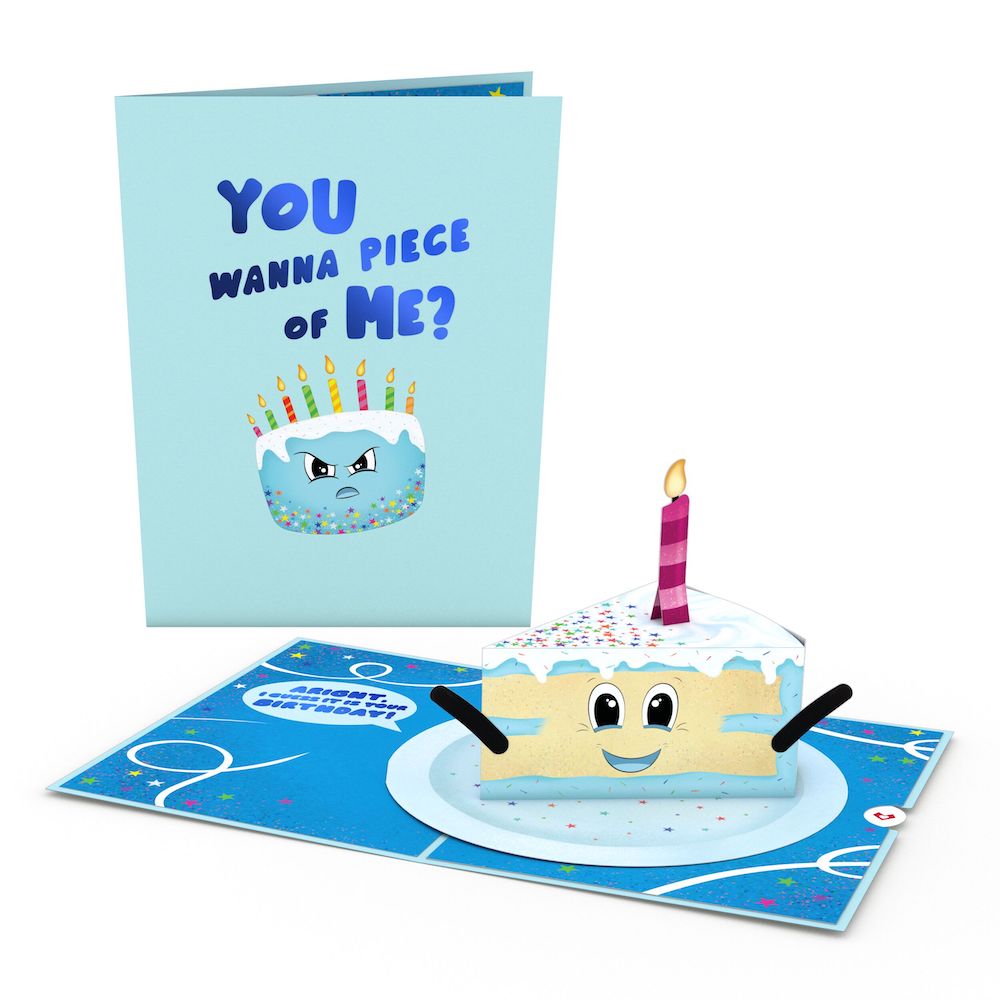Whimsical Birthday Cake Slice Pop-Up Card – Lovepop