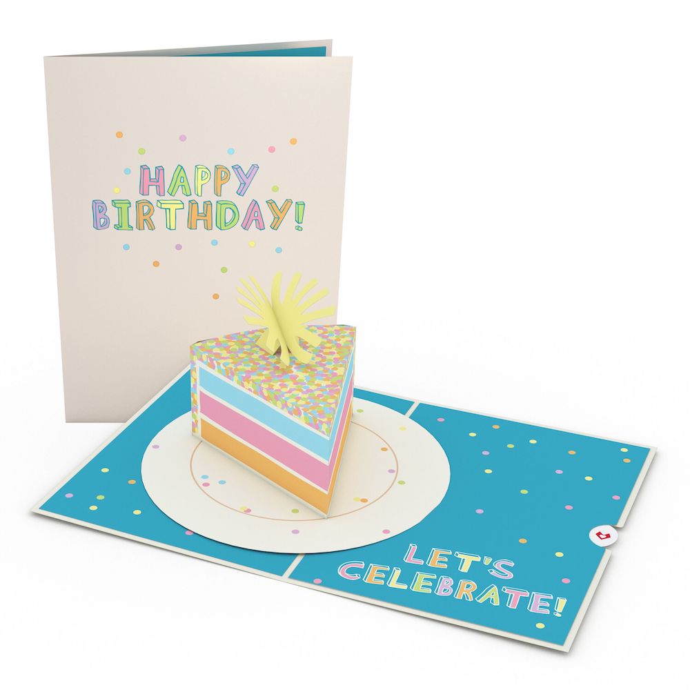 Chocolate Cake Birthday Pop Up Card - Creative Pop Up Cards