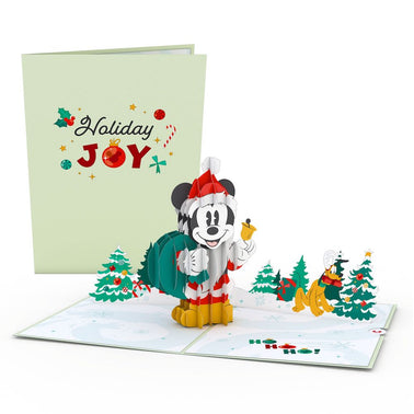 Disney's Mickey Mouse Santa Pop-Up Card