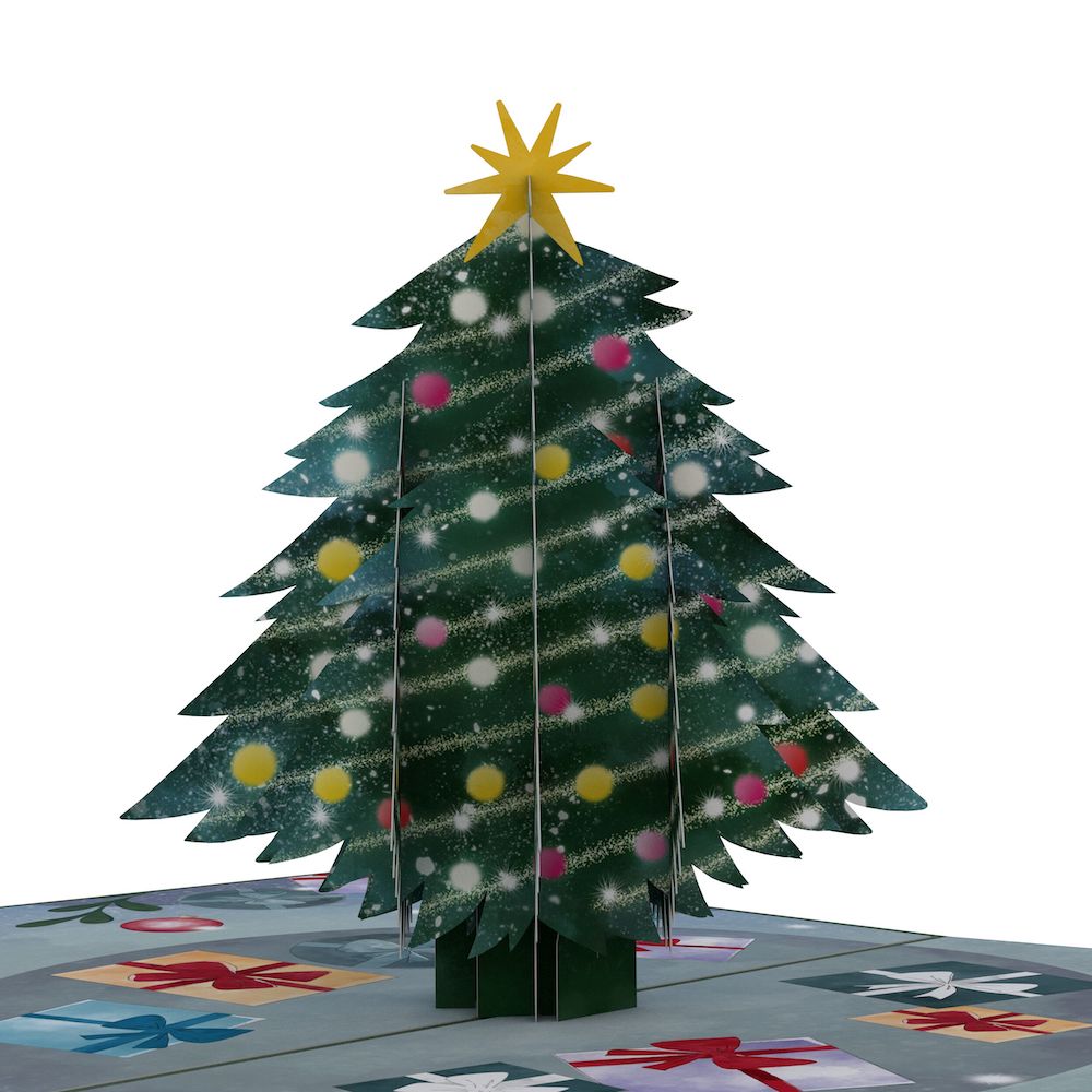 Seasons Greetings Festive Tree Pop Up Card – Lovepop