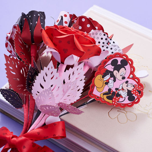 Handcrafted Paper Flowers: Roses (6 Stems) with Love Explosion Pop-Up –  Lovepop